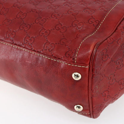 Gucci Vintage tote Leather, RED, LEATHER, Tote bag