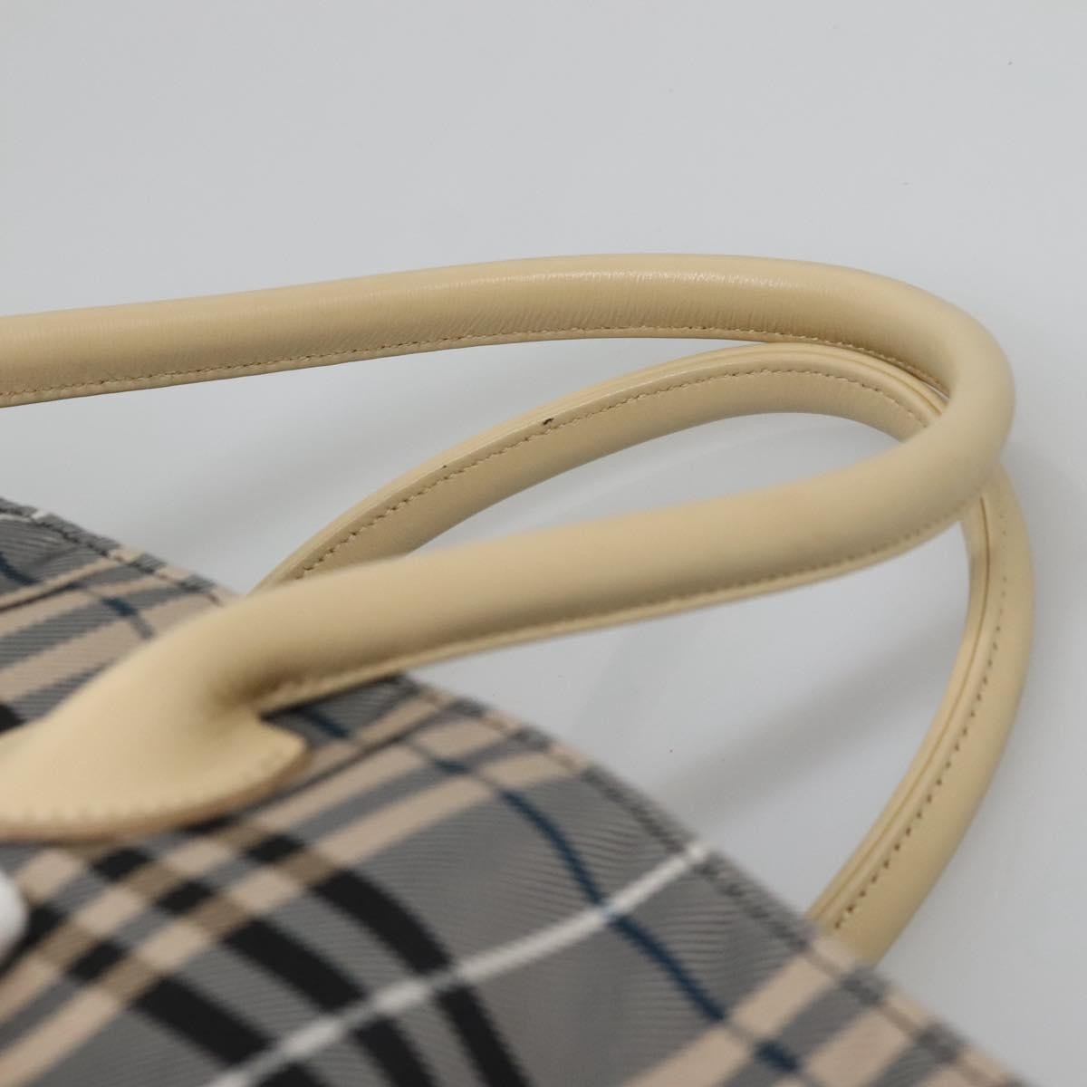 Burberry Nova Check Tote Nylon, GRAY, NYLON, Tote bag