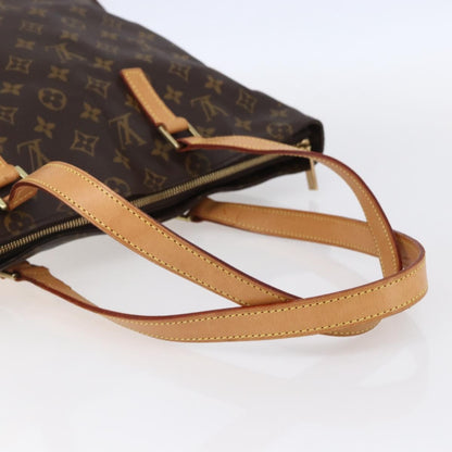 Louis Vuitton Cabas Mezzo Monogram Canvas, BROWN, CANVAS, Tote bag