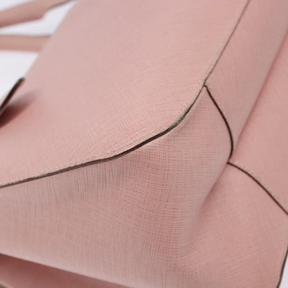 Salvatore Ferragamo Gancini handbag Leather, PINK, LEATHER, Handbag