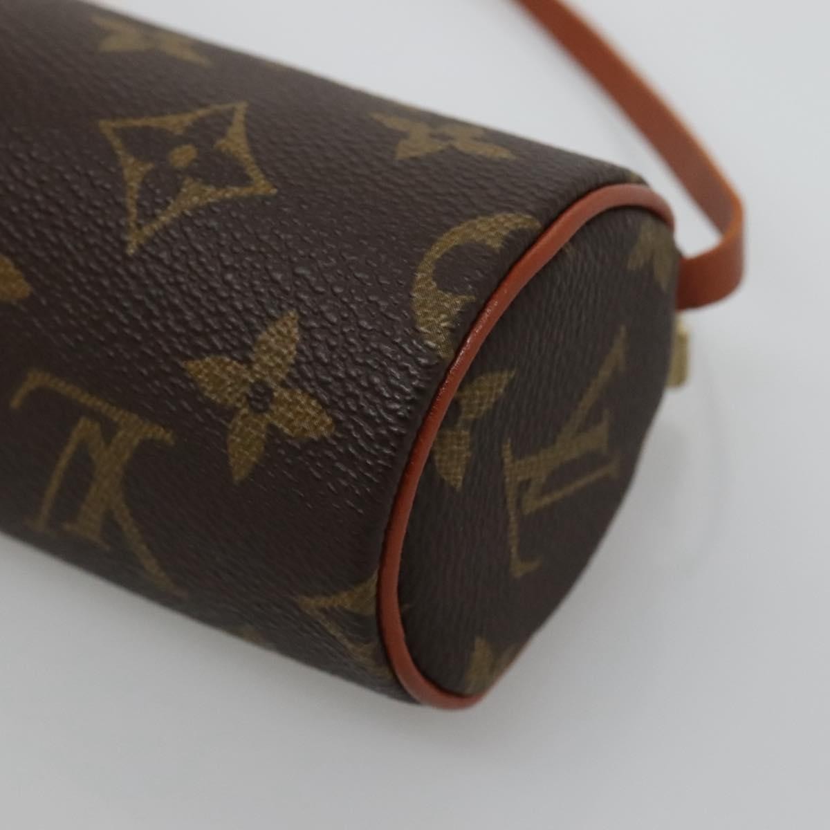Louis Vuitton Papillon Pochette Monogram Canvas, BROWN, CANVAS, Clutche & pouche