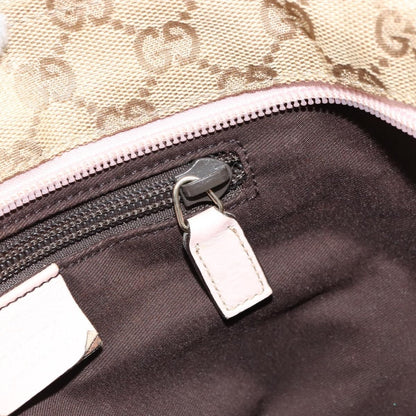 Gucci Web Zip Tote GG Canvas, BEIGE, CANVAS, Tote bag