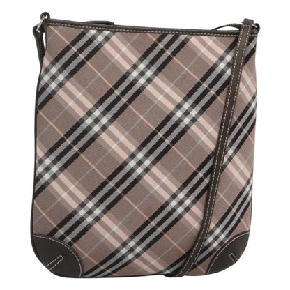 Burberry Nova Check Blue Label Canvas, PINK, CANVAS, Shoulder bag