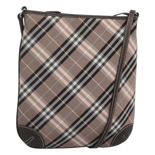 Burberry Nova Check Blue Label Canvas, PINK, CANVAS, Shoulder bag