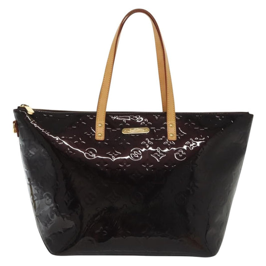 Louis Vuitton Bellevue Handbag Monogram Vernis, PURPLE, PATENT_LEATHER, Tote bag