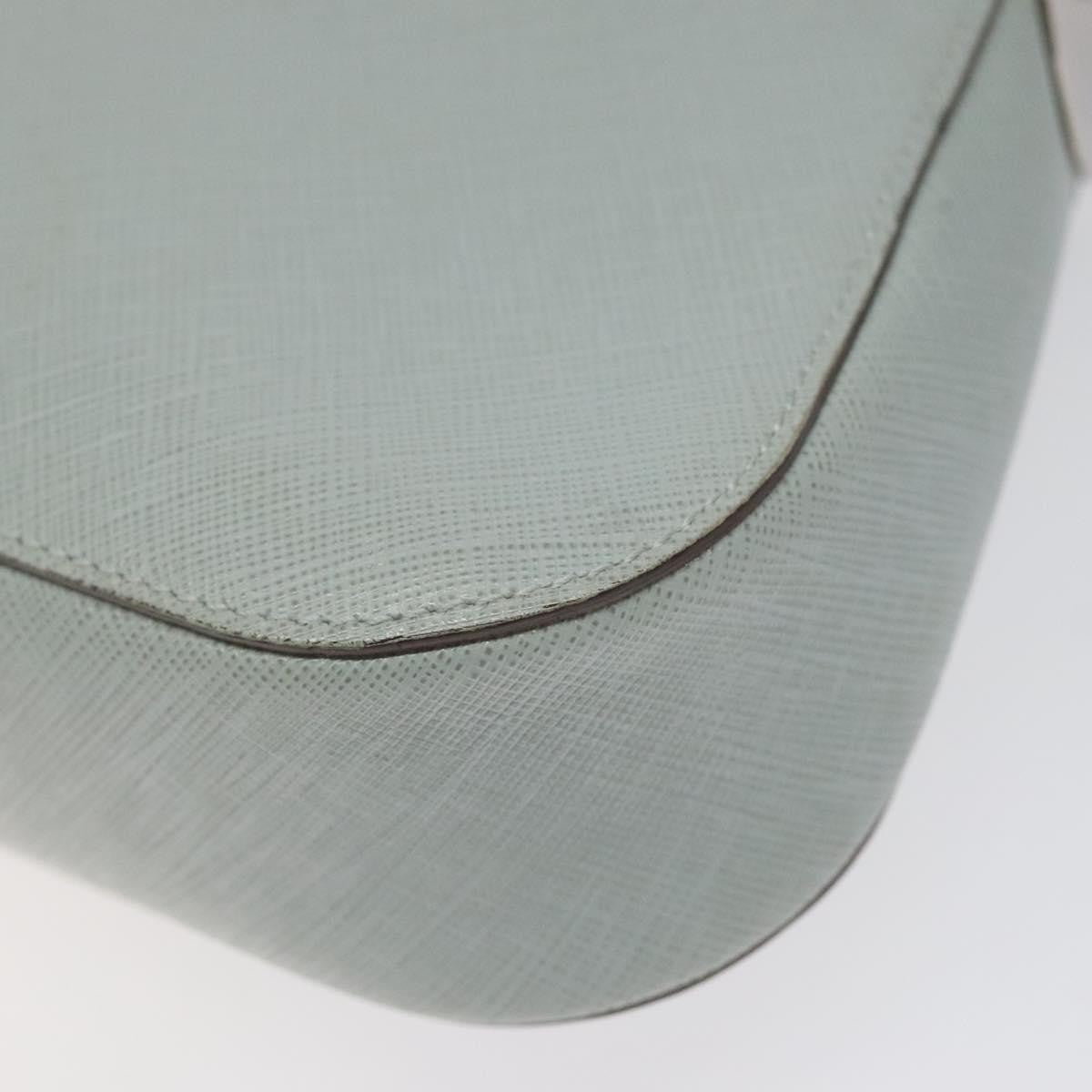 Salvatore Ferragamo Gancini Shoulder Bag Leather, BLUE, LEATHER, Shoulder bag