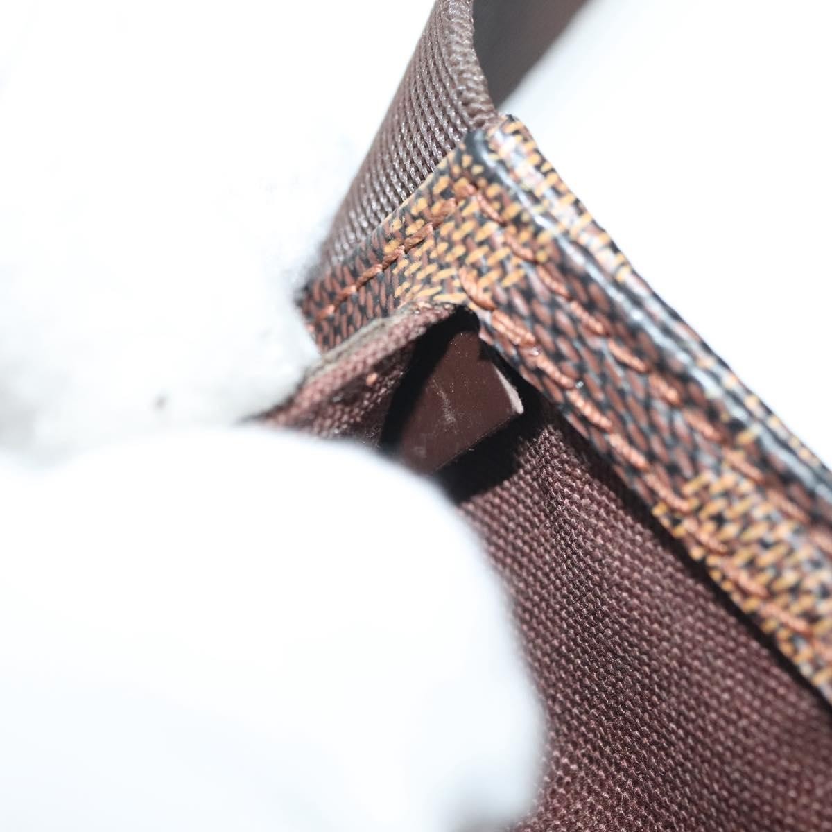 Louis Vuitton Geronimos Waist Bag Damier, BROWN, CANVAS, Shoulder bag