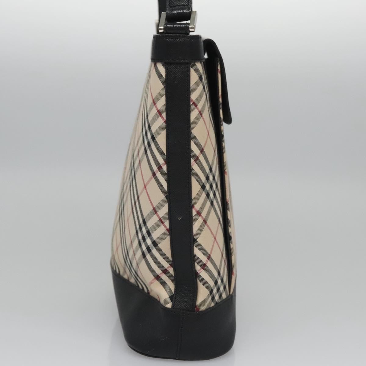 Burberry Shoulder Bag Nova Check Canvas, BEIGE, CANVAS, Shoulder bag