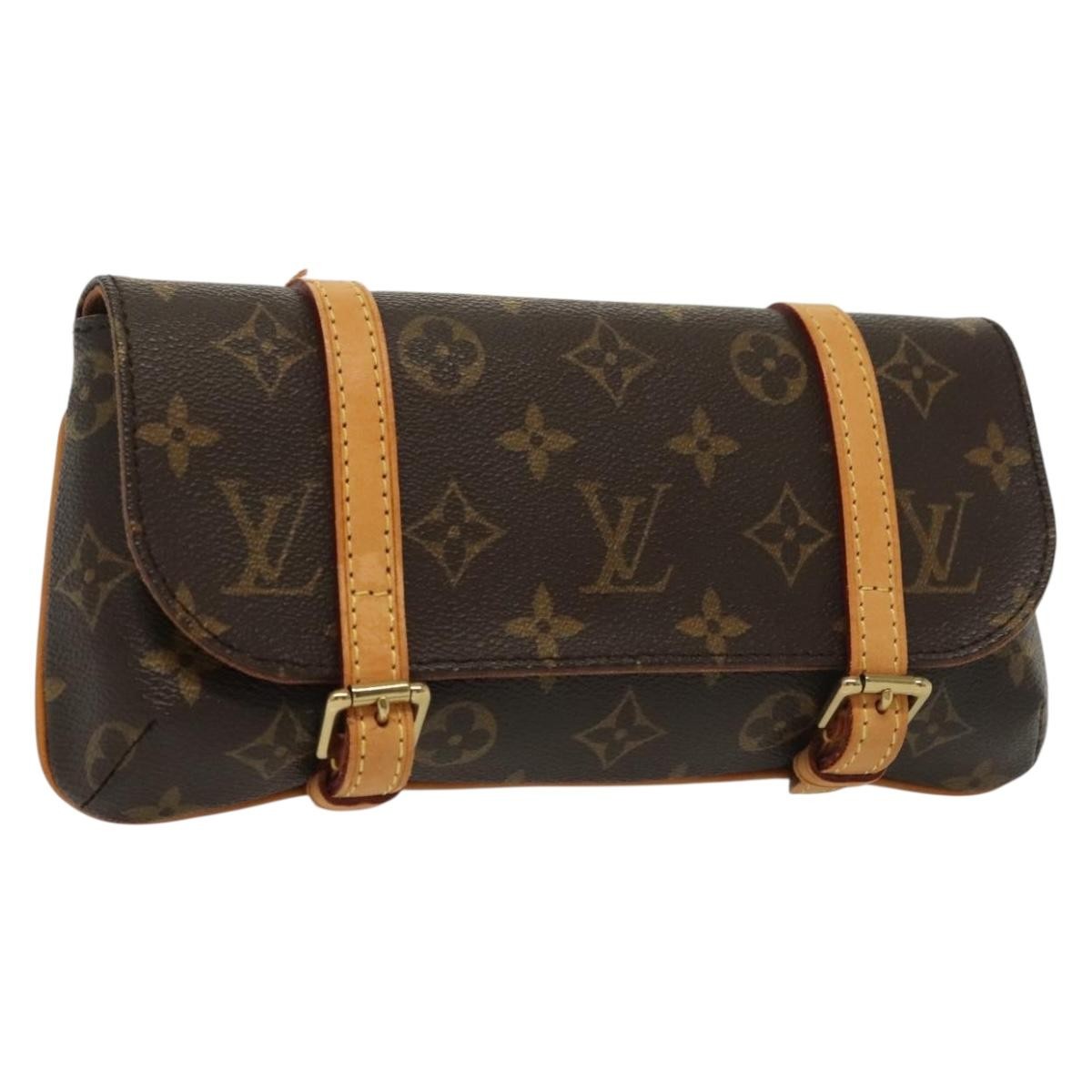 Louis Vuitton Marelle Waist Bag Monogram Canvas, BROWN, CANVAS, Travel bag