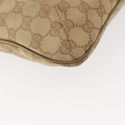 Gucci Web Strap Messenger Bag GG Canvas, BEIGE, CANVAS, Shoulder bag