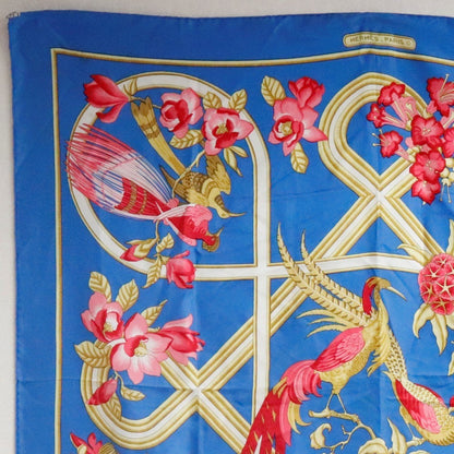 Hermes Carré 90 Silk multicolor, BLUE, SILK, Scarve & shawl