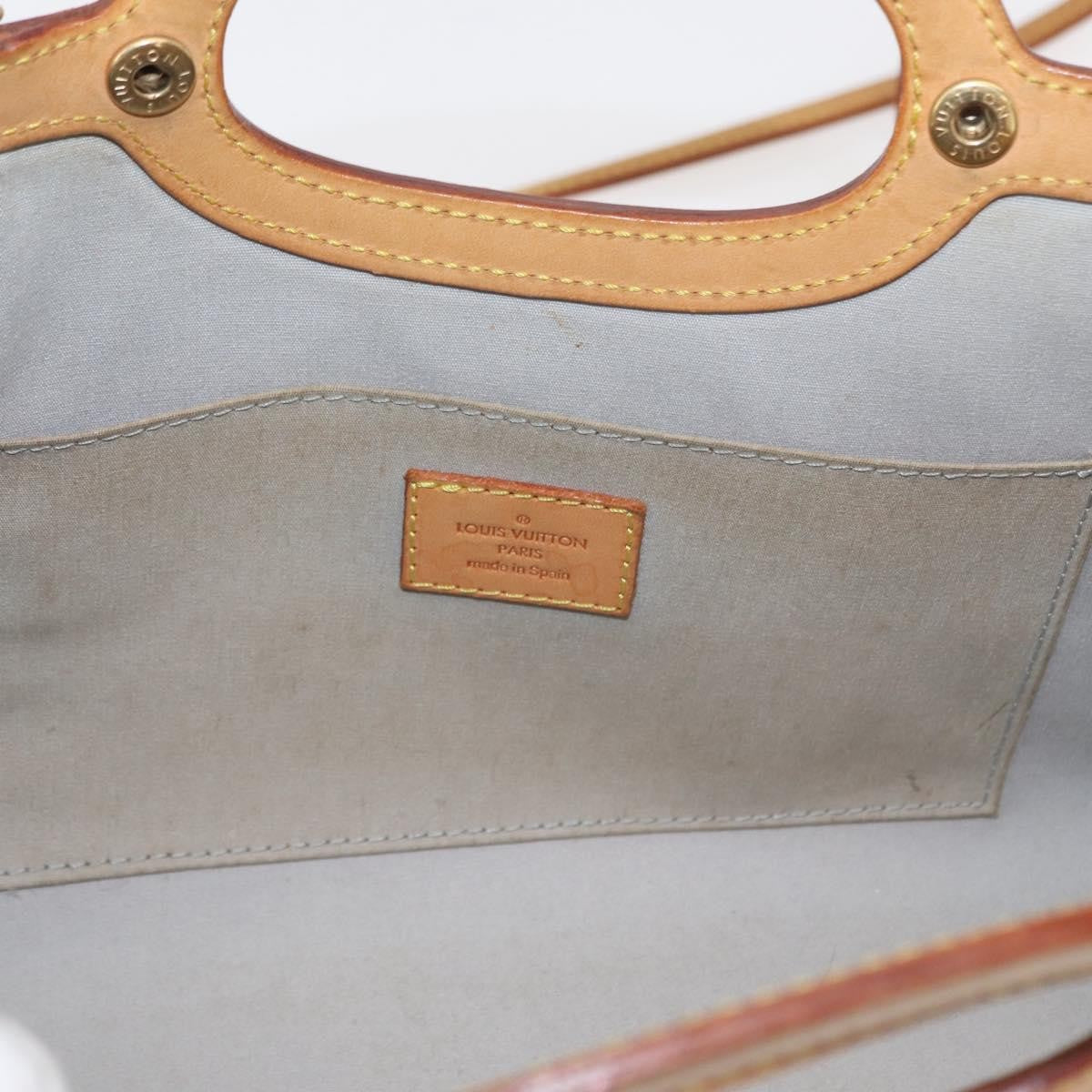 Louis Vuitton Roxbury Drive Handbag Monogram Vernis, YELLOW, PATENT_LEATHER, Handbag