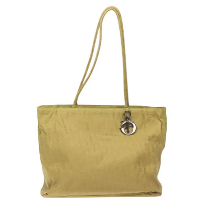 Christian Dior Vintage Trotter Open Tote Diorissimo Canvas, YELLOW, CANVAS, Tote bag