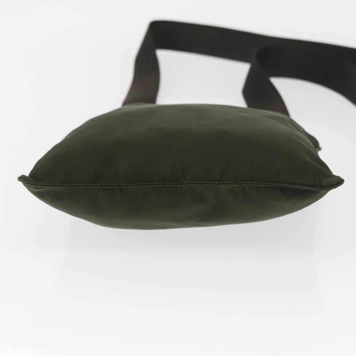 Prada Flat Messenger Bag Tessuto, KHAKI, NYLON, Shoulder bag