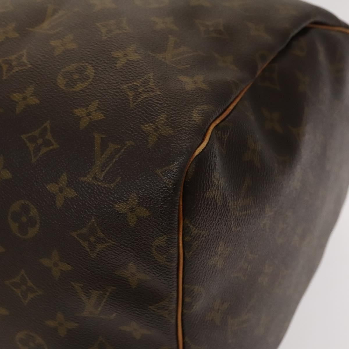 Louis Vuitton Keepall Bag Monogram Canvas, BROWN, CANVAS, Travel bag