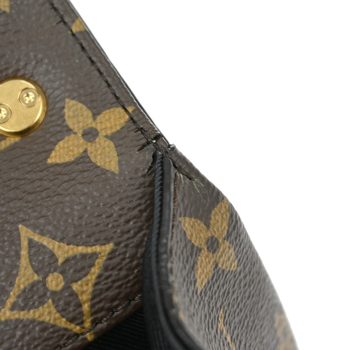 Louis Vuitton Cherrywood Handbag Vernis with Monogram Canvas, BLACK, PATENT_LEATHER, Handbag