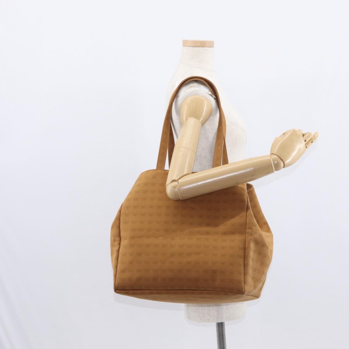 Bottega Veneta Vintage Tote Bag Canvas, BROWN, CANVAS, Tote bag
