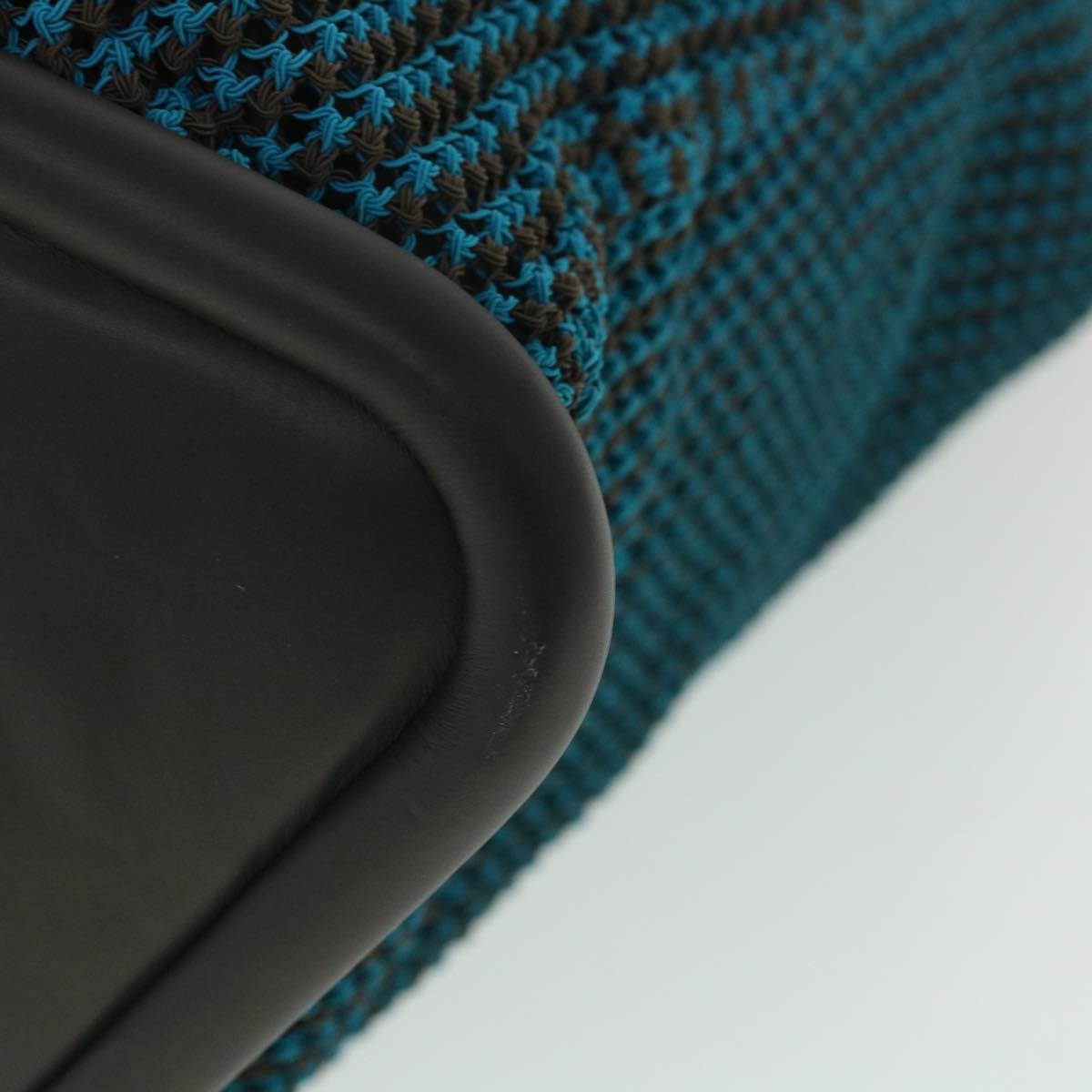 Bottega Veneta Beak Shopper Tote Nylon, BLUE, NYLON, Tote bag