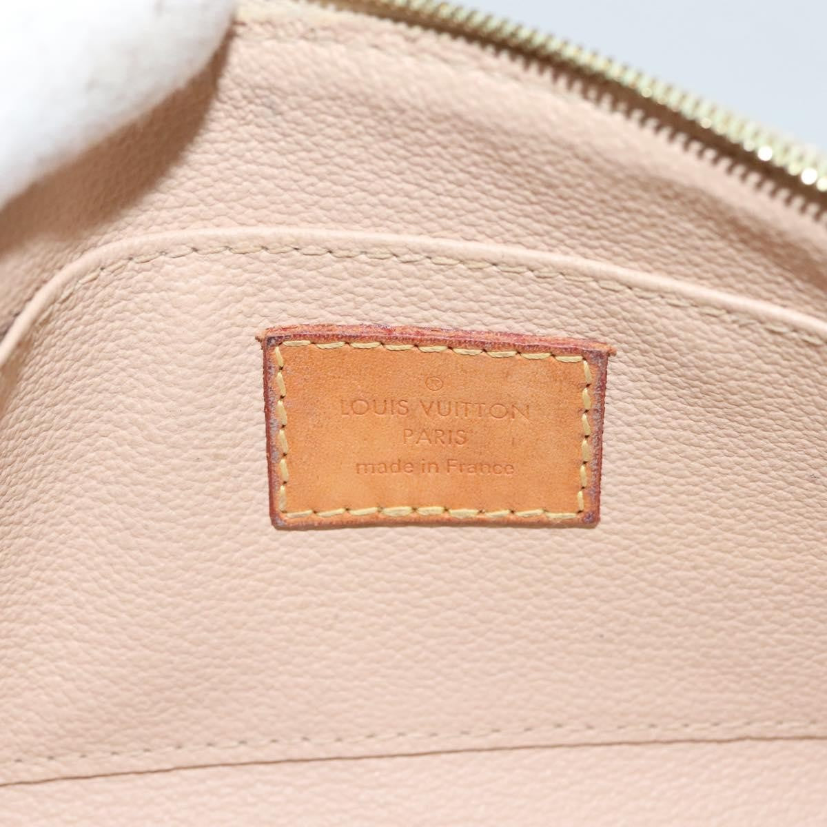 Louis Vuitton Cosmetic Pouch Damier, WHITE, CANVAS, Toiletry Case