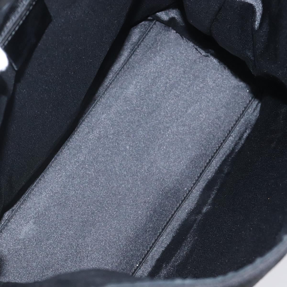 Gucci Open Hobo GG Suede, SILVER, CANVAS, Handbag