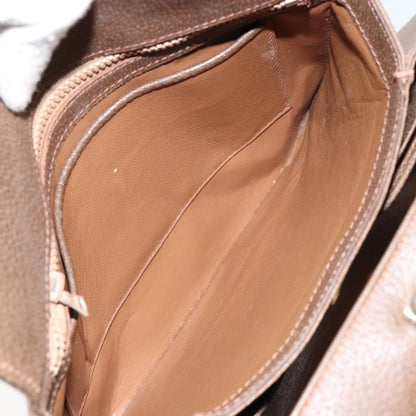 Gucci Vintage Shoulder Bag Leather, BROWN, LEATHER, Shoulder bag