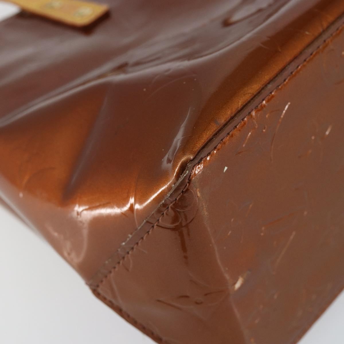 Louis Vuitton Reade Handbag Monogram Vernis, BROWN, PATENT_LEATHER, Handbag