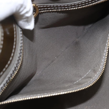 Louis Vuitton Wilshire Handbag Monogram Vernis, KHAKI, PATENT_LEATHER, Handbag