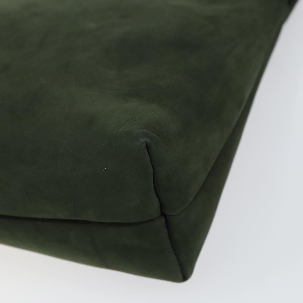 Salvatore Ferragamo Vala Shoulder Bag Suede, KHAKI, SUEDE, Shoulder bag