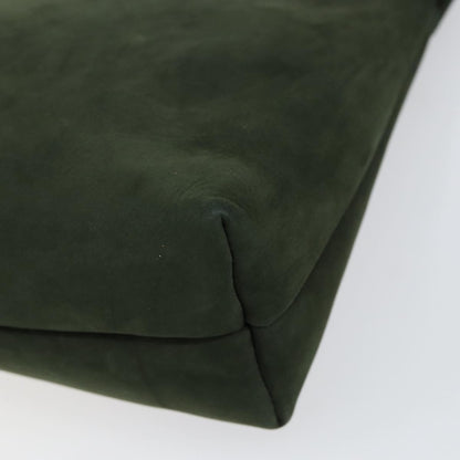 Salvatore Ferragamo Vala Shoulder Bag Suede, KHAKI, SUEDE, Shoulder bag