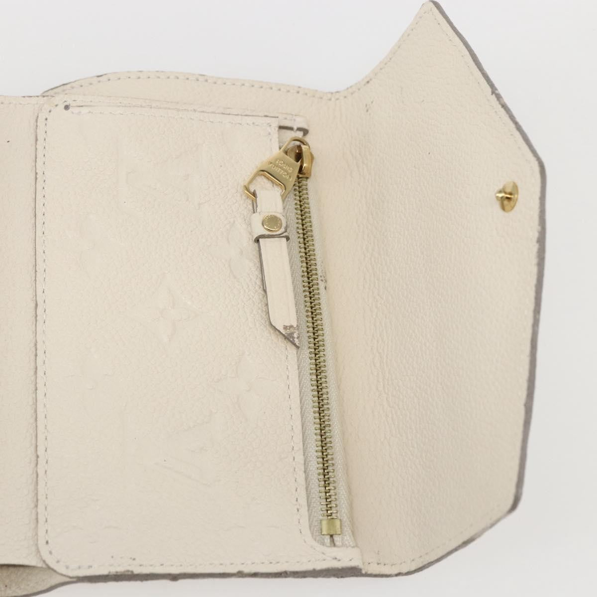 Louis Vuitton Zoe Wallet Monogram Empreinte Leather, BEIGE, LEATHER, Wallets
