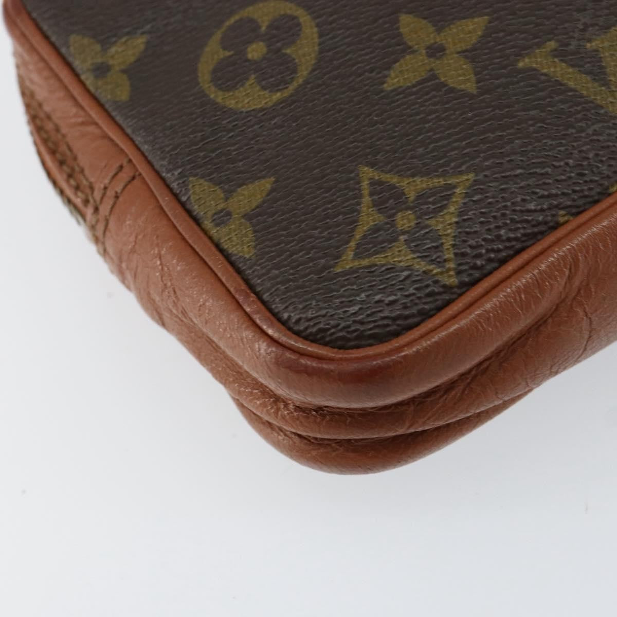 Louis Vuitton Pochette Sports Monogram Canvas, BROWN, CANVAS, Clutche & pouche