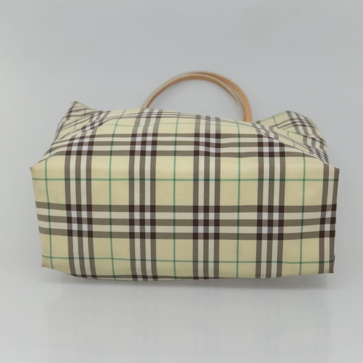 Burberry Nova Handbag Check Pattern, GREEN, NYLON, Handbag