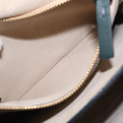 Chloe Faye Shoulder Bag Leather and Suede, KHAKI, SUEDE, Shoulder bag