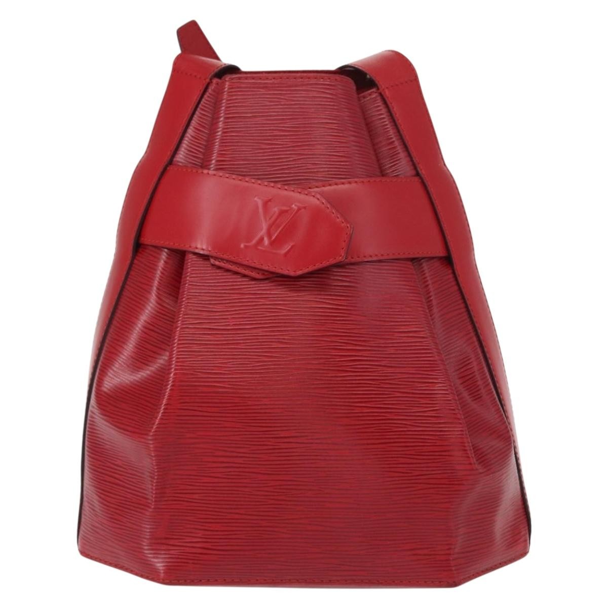 Louis Vuitton Vintage Sac d'Epaule Handbag Epi Leather, RED, LEATHER, Shoulder bag