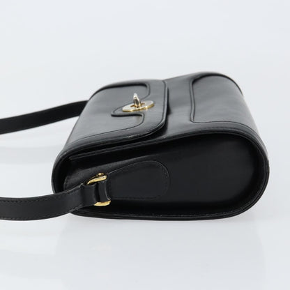 Gucci Vintage Shoulder Bag Leather, BLACK, LEATHER, Shoulder bag