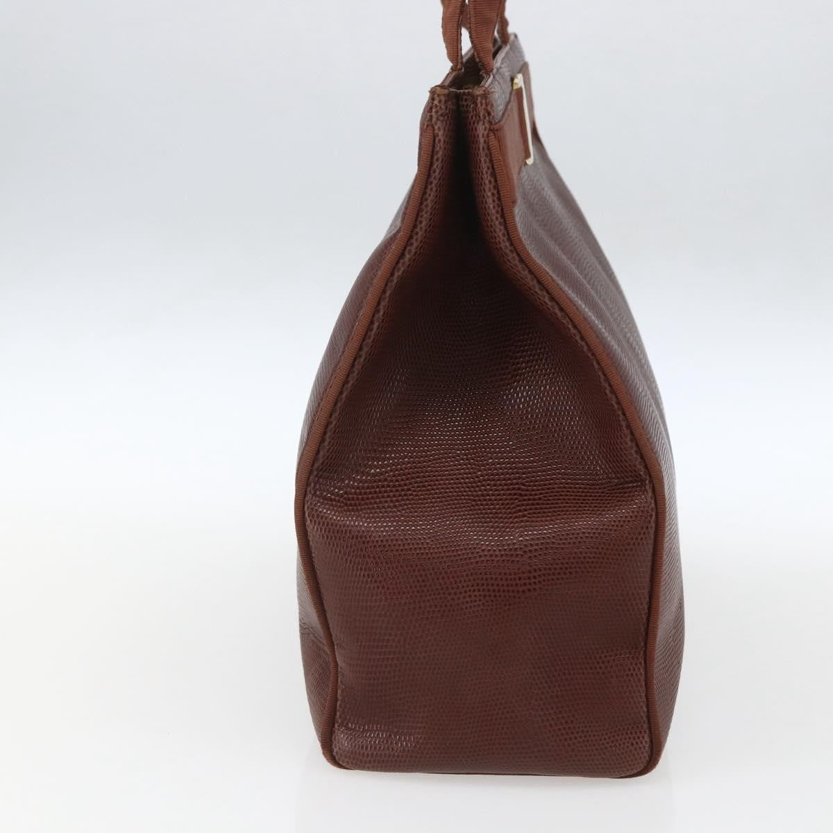 Salvatore Ferragamo Vala Shoulder Bag Leather, BROWN, LEATHER, Shoulder bag