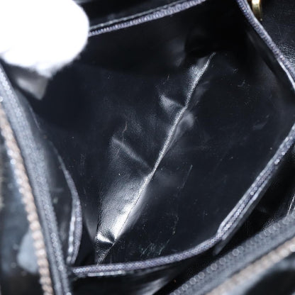 Salvatore Ferragamo Vala Shoulder Bag Patent Leather, BLACK, PATENT_LEATHER, Shoulder bag