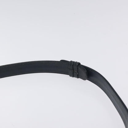 Celine Flap Shoulder Bag Leather, NAVY, LEATHER, Shoulder bag