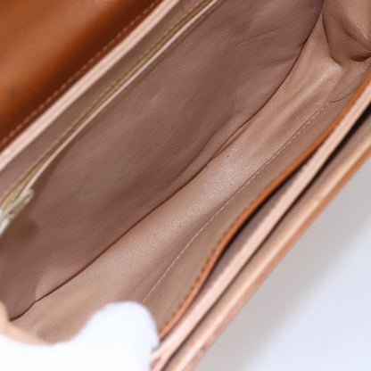 Gucci Vintage Handbag Leather, BROWN, LEATHER, Handbag