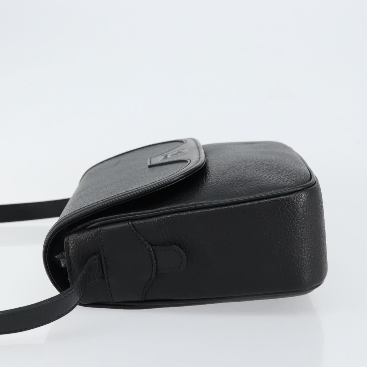 Burberry Flap Shoulder Bag Leather, BLACK, LEATHER, Shoulder bag