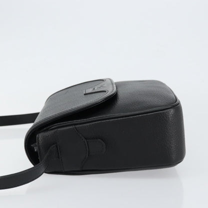 Burberry Flap Shoulder Bag Leather, BLACK, LEATHER, Shoulder bag