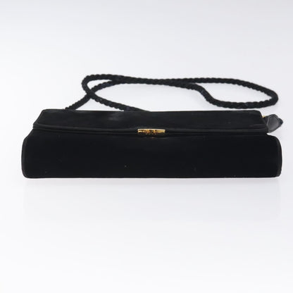 Gucci Vintage Shoulder Bag Velvet, BLACK, VELVET, Shoulder bag