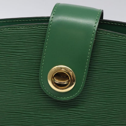 Louis Vuitton Cluny Shoulder Bag Epi Leather, GREEN, LEATHER, Shoulder bag