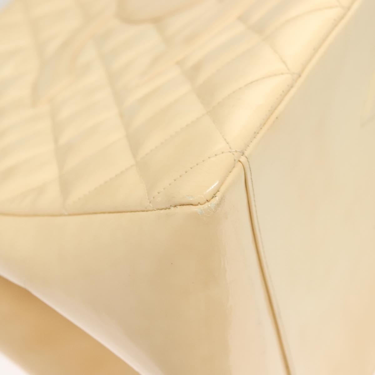 Chanel Grand Shopping Tote Quilted Patent, BEIGE, PATENT_LEATHER, Tote bag