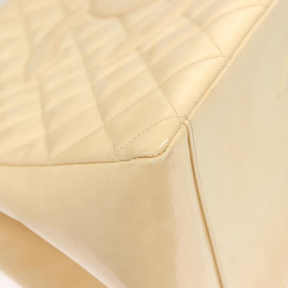 Chanel Grand Shopping Tote Quilted Patent, BEIGE, PATENT_LEATHER, Tote bag