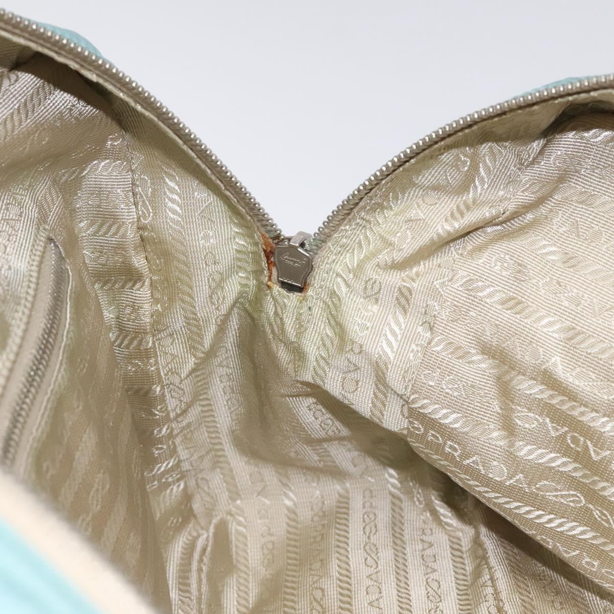 Prada Vintage Handbag Tessuto, BLUE, NYLON, Handbag