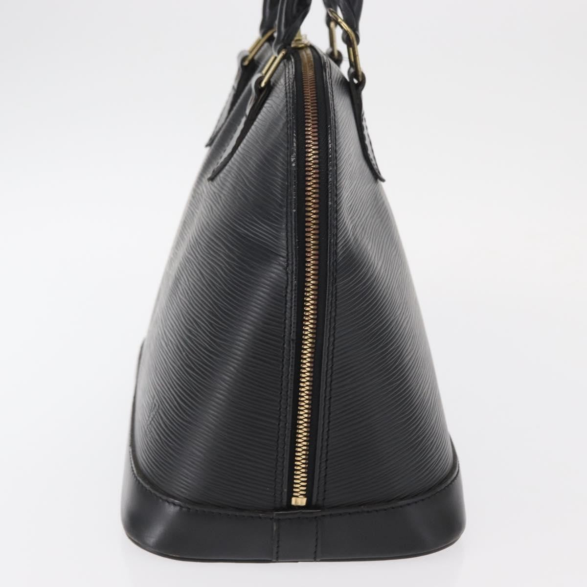 Louis Vuitton Alma Handbag Epi Leather, BLACK, LEATHER, Handbag