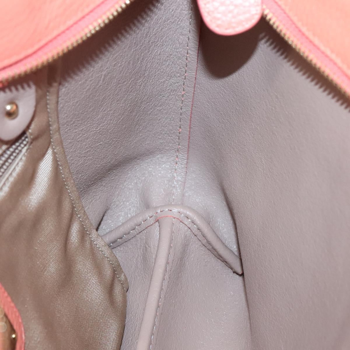 Salvatore Ferragamo Bice Tote Leather, ORANGE, LEATHER, Tote bag