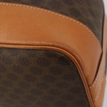 Celine Macadam Shoulder Bag PVC Leather, Brown, PVC, Shoulder Bag