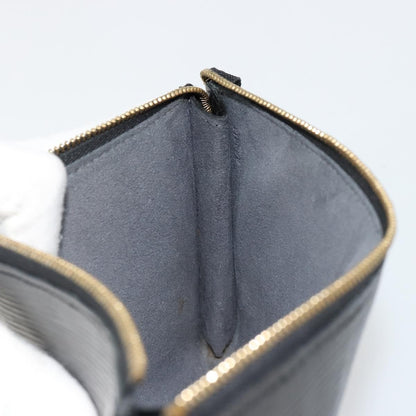 Louis Vuitton Pochette Accessoires Epi Leather, Black, Leather, Clutch